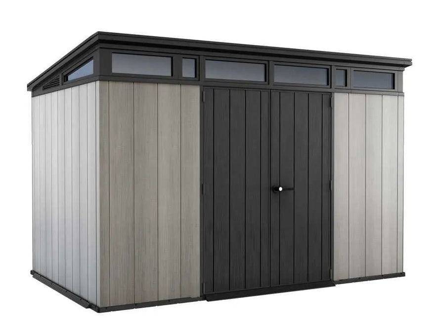 Abri de jardin - Keter Artisan gris - Avec porte à double pans - 342x218x226 cm