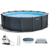 Piscine Ronde Intex Graphite Grey Panel 26384NP