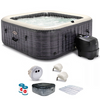 Intex Carrée Greystone Deluxe 28452NP - Ø193x71 cm - Piscine hydromassage spa