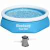 Bestway FAST Set 57450 - Piscine gonflable + Pompe de filtration 16 W