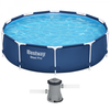 Bestway Steel Pro 56679 - Ø305x76 cm - Piscine ronde + pompe de filtration 16 W