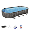 Bestway Power Steel 561ES - 732x366x122 cm - Piscine ovale