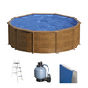 Gre Pacific Ronde Ø460 x 120 cm - Piscine hors-sol en acier