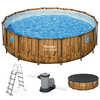 Bestway Steel Pro Max Splashview 56725 - Ø488x122 cm - Piscine ronde pour 9-10 personnes
