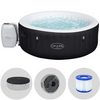 Bestway Lay-Z-Spa Miami AirJet 60001 noir - Ø180x66 cm - Spa gonflable pour 3-4 personnes