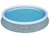 Bestway FAST Set 57313 - Ø457x84 cm - Piscine gonflable + Pompe de filtration 29 W