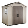 Abri de jardin - Keter Factor beige -  Avec fenêtre latérale - 256.5x182x243 cm