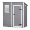 Abri de jardin - Keter Manor Pent gris -  Avec fenêtre frontale - 183.5x111x200.5 cm
