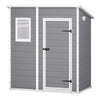 Abri de jardin - Keter Manor Pent gris -  Avec fenêtre frontale - 183.5x111x200.5 cm
