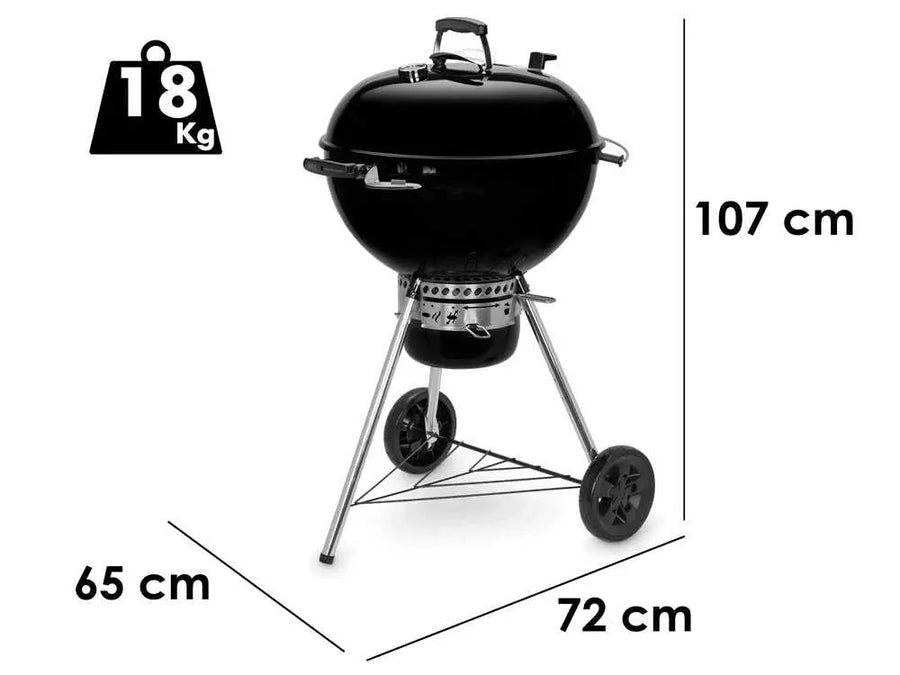 PROMO Weber Master Touch GBS E-5750 BLK - Barbecue à charbon
