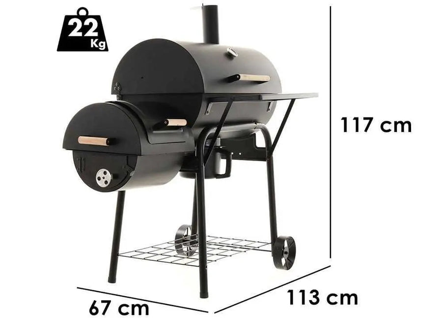 Royal Food CB 650-2 - Barbecue et fumoir à charbon